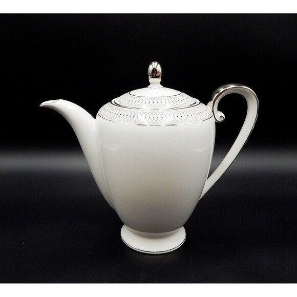 Tirschenreuth The Elgin Coffee Pot Bavaria Germany 9 Inch Silver 2270 Pasco - Picture 1 of 13
